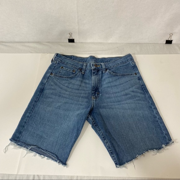 Wrangler High Waist Cut Off Shorts Frayed Shorts regular womens summer s… - Picture 1 of 8